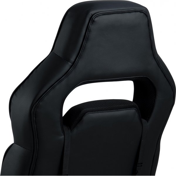 Canyon kontorstol / gamingstol - Sort PU/grå Canyon kontorstol / gamingstol - Sort PU/grå