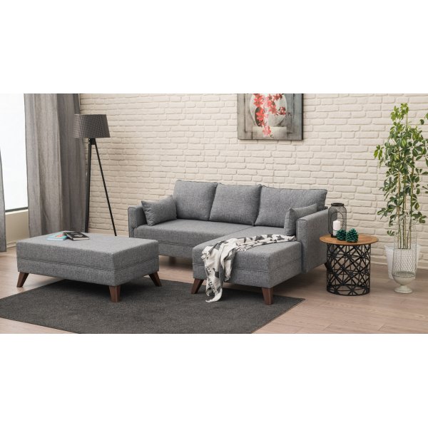 Bella divansovesofa - grå Bella divansovesofa - grå