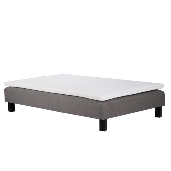 Somnia Familieseng 120x200 cm, enkeltseng med madrassbelegg - Grå Somnia Familieseng 120x200 cm, enkeltseng med madrassbelegg - Grå