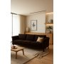 Sofa Roma 204 cm - Mrk brun