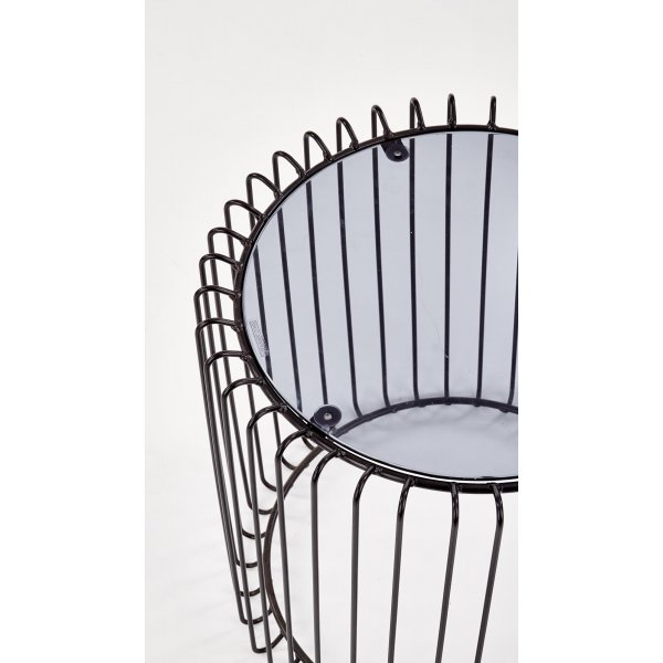 Sofabord Kaba - Glass & Sort Sofabord Kaba - Glass & Sort