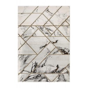 Maskinvevd teppe Diamond Marble - Gull