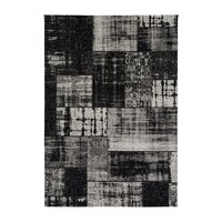 Patchwork-teppe Stracciatella - Svart/Hvit Patchwork-teppe Stracciatella - Svart/Hvit