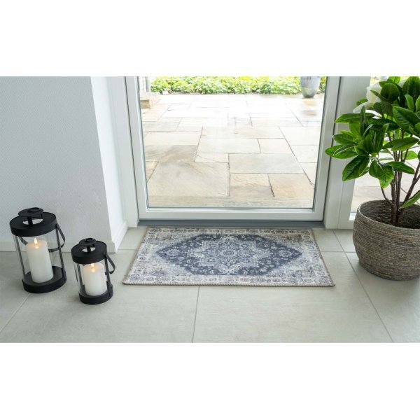 Havana Dørmatte - Blå - 50x80 Havana Dørmatte - Blå - 50x80