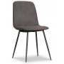 Seat spisegruppe, rundt spisebord med 4 stk Smokey spisestoler - Hvit/Vintage