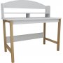 Sais skrivebord 114,4 x 60 cm - Safir eik/hvit