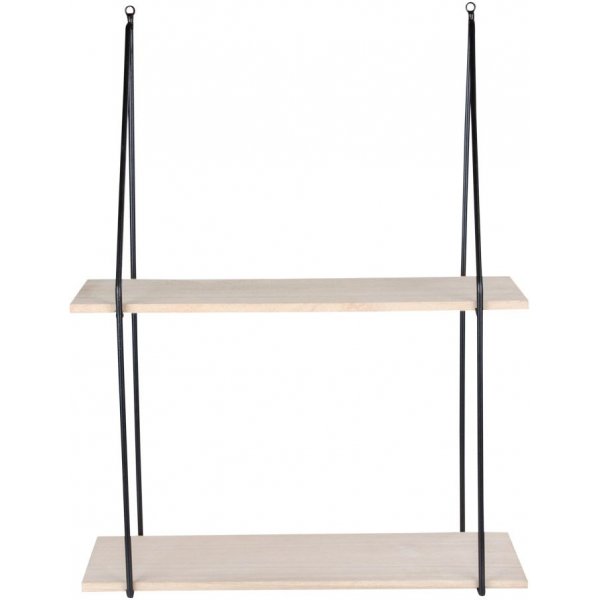 Haag vegghylle - svart/finér Haag vegghylle - svart/finér