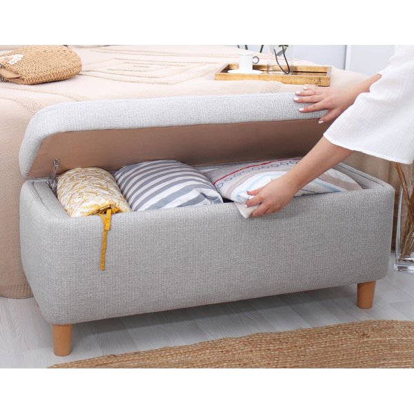 Rocio puff - Lys grå Rocio puff - Lys grå