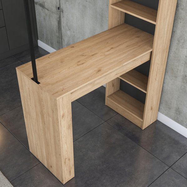 Jesper kjøkkenbord - Valnøtt/sort Jesper kjøkkenbord - Valnøtt/sort