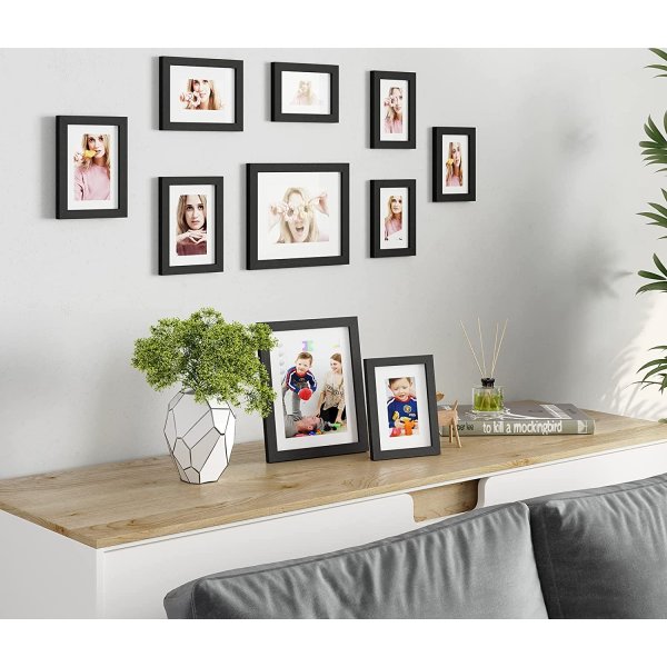 Jasmina fotoramme, 10 stk - Sort Jasmina fotoramme, 10 stk - Sort