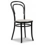 Rosvik spisegruppe grtt rundt bord med 4 st Thonet stoler - Gr / Svarte