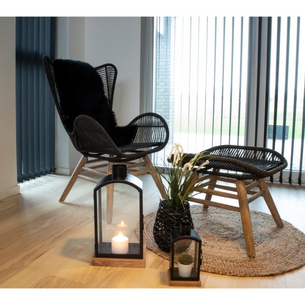 Lammeskinn - Svart - 50x85