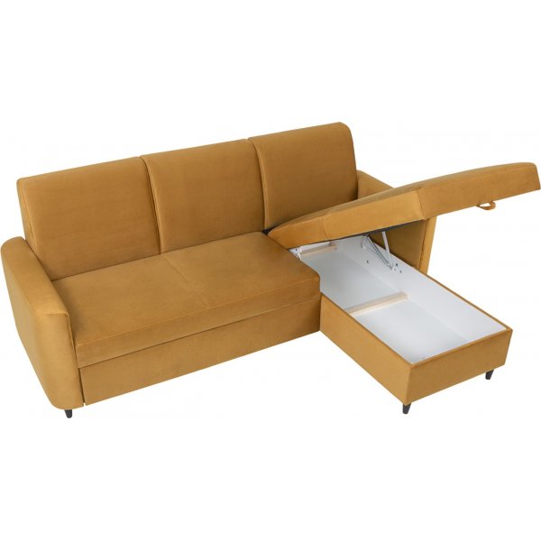 Lamell sovesofa - Gul