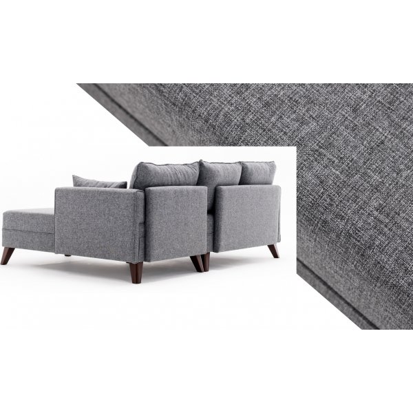 Bella divansovesofa - grå Bella divansovesofa - grå