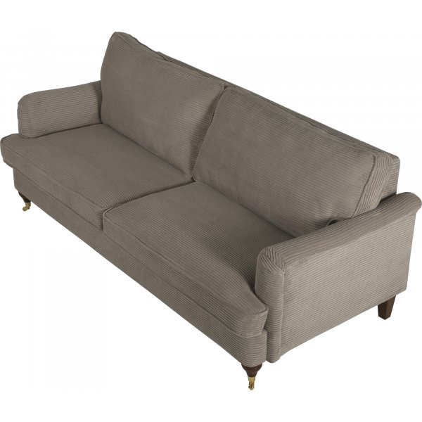 Howard Watford Deluxe 3-seters sofa - lysebrun kordfløyel Howard Watford Deluxe 3-seters sofa - lysebrun kordfløyel