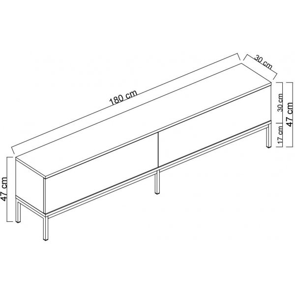 Lord TV-stativ - Svart Lord TV-stativ - Svart