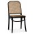 Indiana bøyetre stol - Svart med rottingsete + Møbelpleiesett for tekstiler
