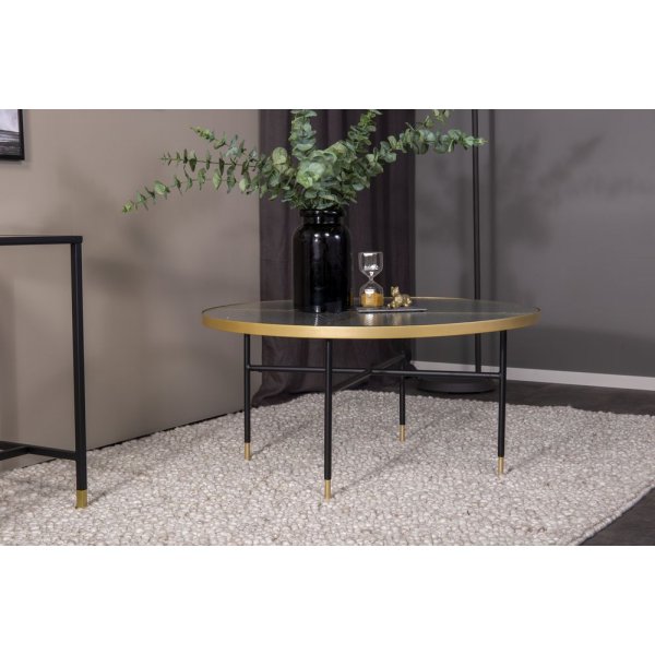 Salongbord Judy - Svart / Messing Salongbord Judy - Svart / Messing