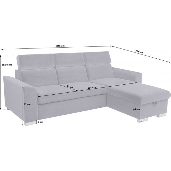 Evia sovesofa - Bl�