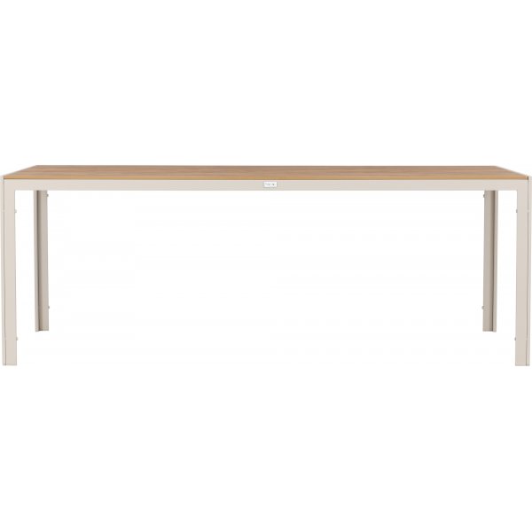 Utebord 205 x 90 cm beige / Teak-look - Copacabana Utebord 205 x 90 cm beige / Teak-look - Copacabana