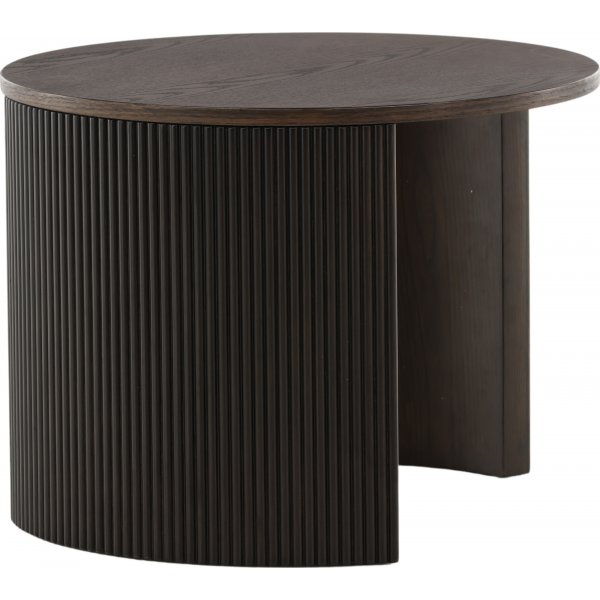 Bristol sofabord Ø60 cm - Semsket skinn Bristol sofabord Ø60 cm - Semsket skinn