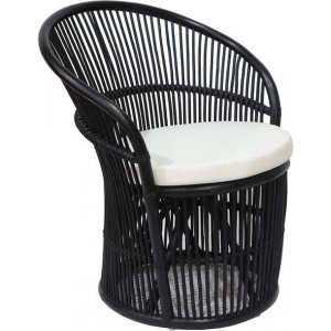 Narva lenestol - Svart rotting + Tekstilrens for mbler