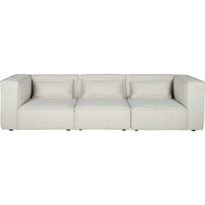 Nees modulsofa i boucl - 3-seters sofa i boucl