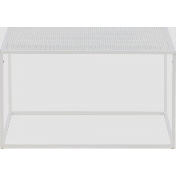 Netz salongbord 80 x 80 cm - Hvit Netz salongbord 80 x 80 cm - Hvit