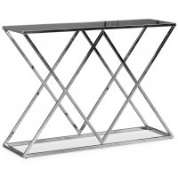 Maine konsollbord - Krom / Tonet glass Maine konsollbord - Krom / Tonet glass