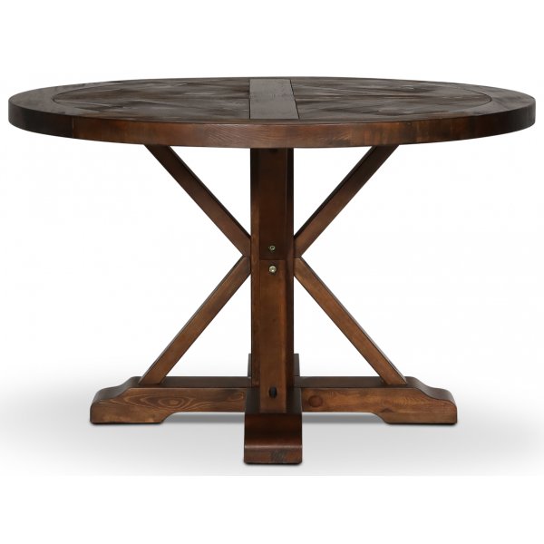 Tuva rundt spisebord 120 cm - Brun vintage