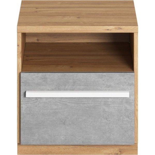 Plano nattbord - Nash eik/gr�