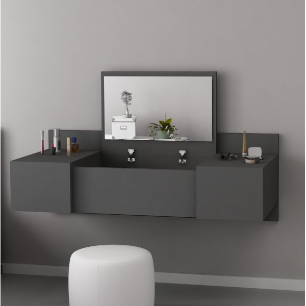 Zakkum sminkebord - Antrasitt