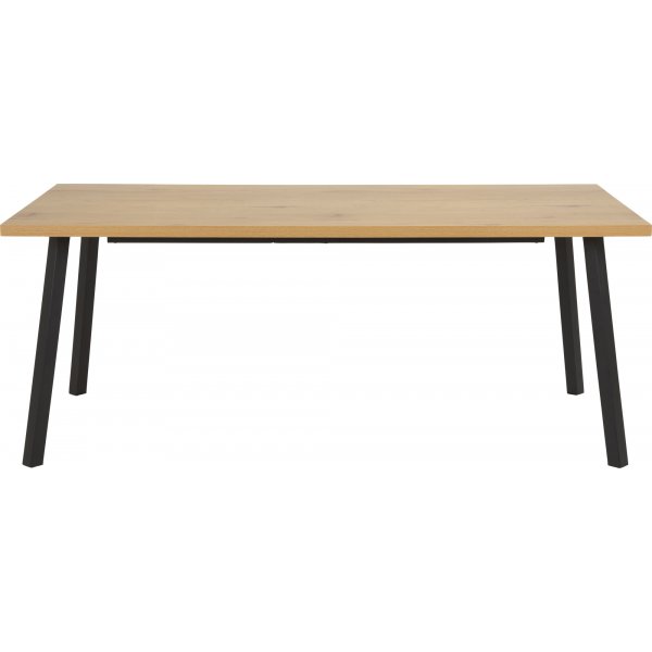 Mallow spisebord 190 cm - Eik/sort Mallow spisebord 190 cm - Eik/sort