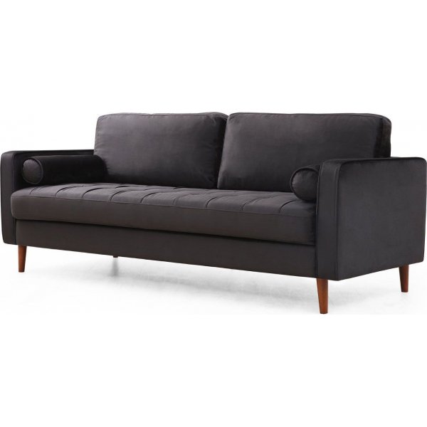 Roma 3-seters sofa - Svart Roma 3-seters sofa - Svart