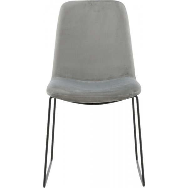 Minnie spisestol - Grå fløyel Minnie spisestol - Grå fløyel