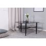 Salongbord Lucinda - Svart / Glass