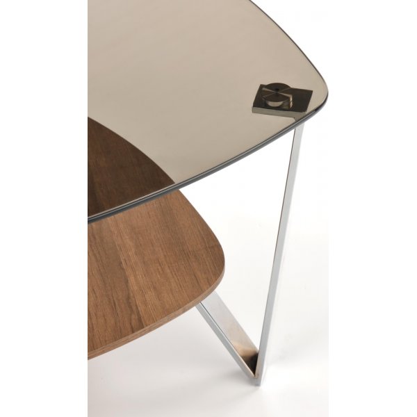 Gail salongbord 80 x 80 cm - Brun