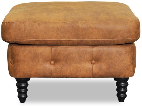 Ashford chesterfield fotskammel - Cognac kolr