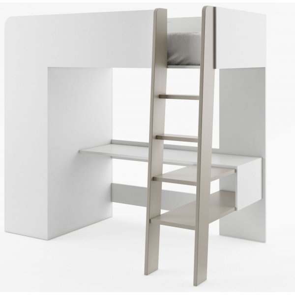 Nils etasjeseng - Hvit/congo