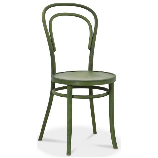 Bentwood Stol No14 Klassiker - Grnn beiset