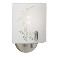 Orchid Vegglampe - Frostet glass