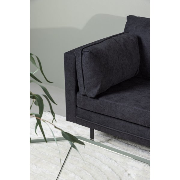 Boom 3-seters sofa - Sort Boom 3-seters sofa - Sort