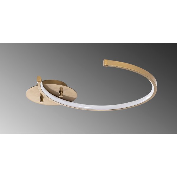 Luno taklampe - Gull