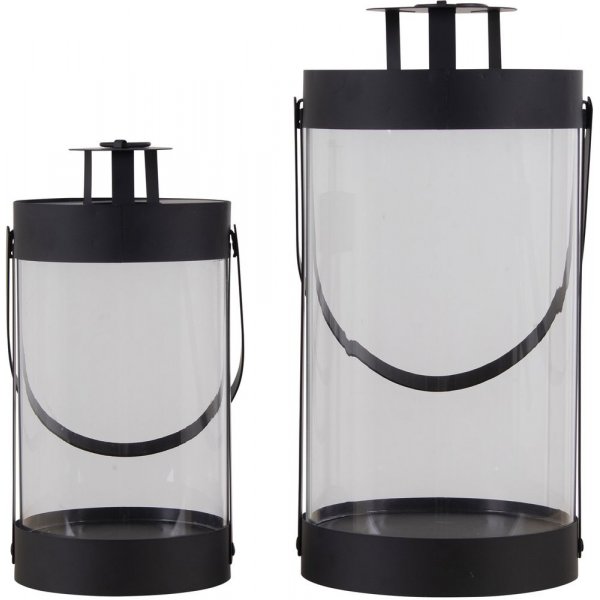 Bondi lykt - Svart - 2 stk Bondi lykt - Svart - 2 stk