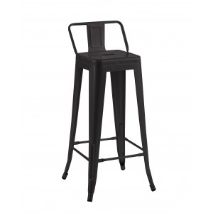 Iris barkrakk i svart metall - Setehyde 76 cm