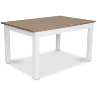 Skagen spisebord 140 cm - Hvit/Eikebeis Skagen spisebord 140 cm - Hvit/Eikebeis