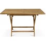 Grunnebo sammenleggbart spisebord 140 cm - Teak