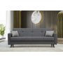 Polya 3-seters sovesofa - Mrkegr