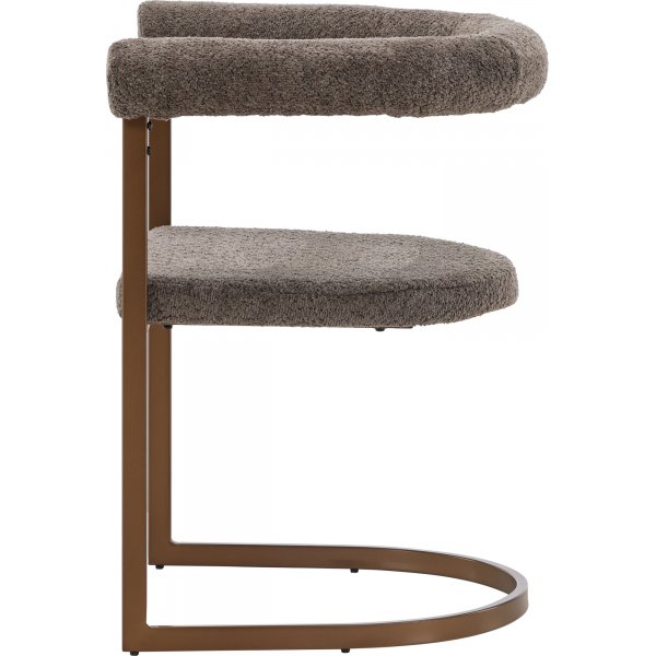 Morgen spisestuestol - Brun boucle Morgen spisestuestol - Brun boucle