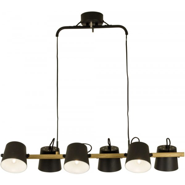 Taklampe Espresso - Svart/tre